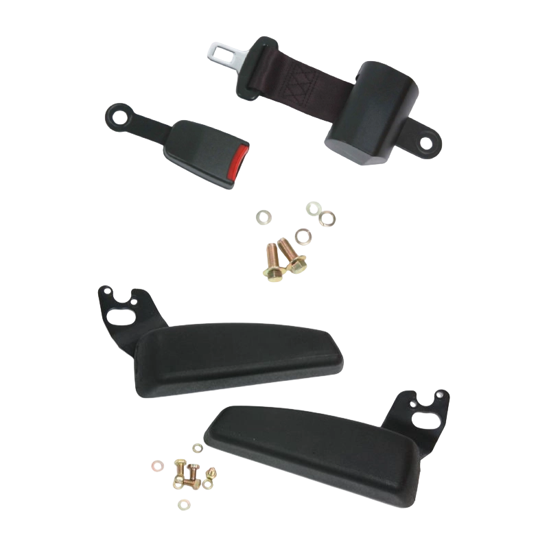 কালো ভিনাইল সহ অভ্যন্তরীণ জ্বলন ফর্কলিফ্টের জন্য BF1-1 টেকসই এরগনোমিক সার্টিফাইড ফর্কলিফ্ট আসন