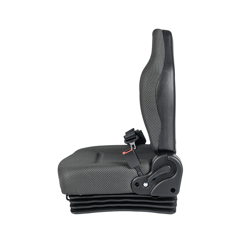 BF6-3 EN13490 IT1 প্রত্যয়নযোগ্য সিট বেল্ট এবং শক শোষণ এবং লিথিয়াম ব্যাটারি ফর্কলিফ্টের জন্য ওপিএস সুইচ সহ হাইস্টার, জুংহেনরিচের সাথে সামঞ্জস্যপূর্ণ রিচ ট্রাক সিট