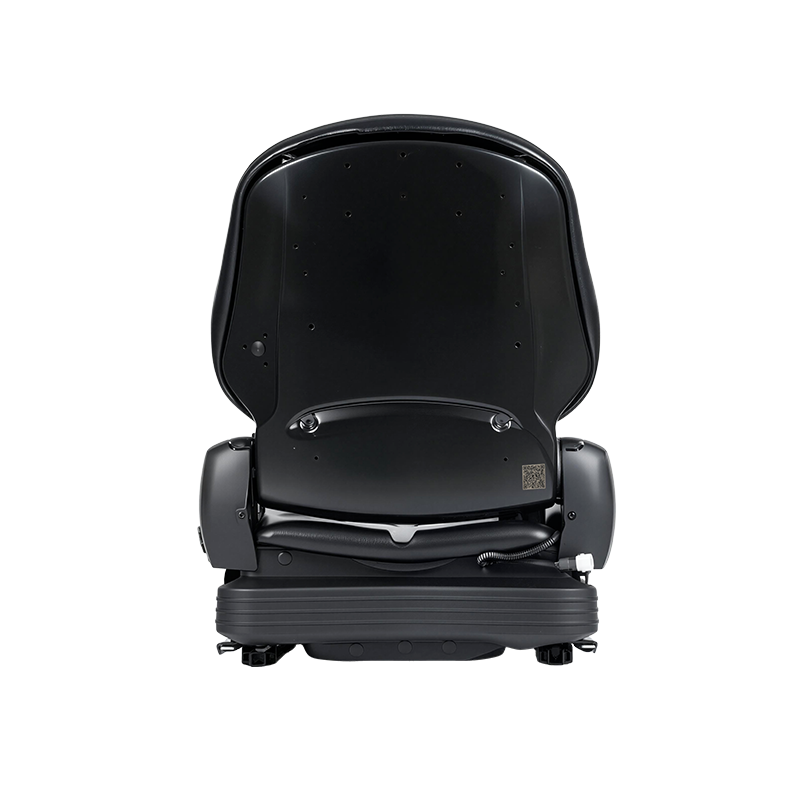 BF16 লো-প্রোফাইল ভিনাইল রিপ্লেসমেন্ট মেকানিক্যাল সাসপেনশন সিট মেটেরিয়াল হ্যান্ডলিং ফর্কলিফ্ট ইকুইপমেন্টের জন্য - EN13490 IT1+IT2 সহ কালো