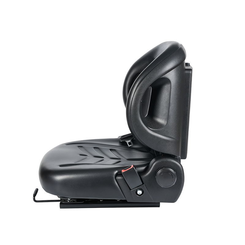 বিমানবন্দর ট্র্যাক্টরের জন্য BF2-2 ইউনিভার্সাল ফিট ফ্ল্যাটবেড সিট 60° রিক্লাইন, প্রত্যাহারযোগ্য সিটবেল্ট এবং ডক বক্স সহ