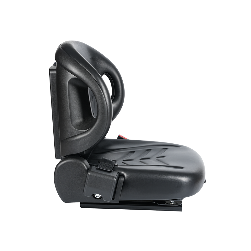 বিমানবন্দর ট্র্যাক্টরের জন্য BF2-2 ইউনিভার্সাল ফিট ফ্ল্যাটবেড সিট 60° রিক্লাইন, প্রত্যাহারযোগ্য সিটবেল্ট এবং ডক বক্স সহ