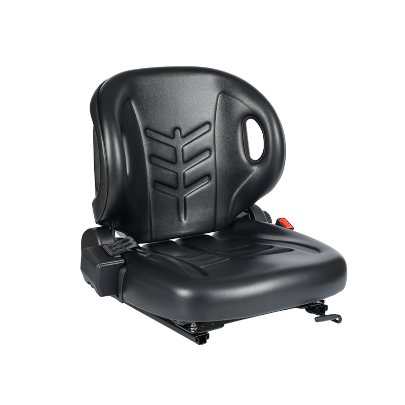 বিমানবন্দর ট্র্যাক্টরের জন্য BF2-2 ইউনিভার্সাল ফিট ফ্ল্যাটবেড সিট 60° রিক্লাইন, প্রত্যাহারযোগ্য সিটবেল্ট এবং ডক বক্স সহ